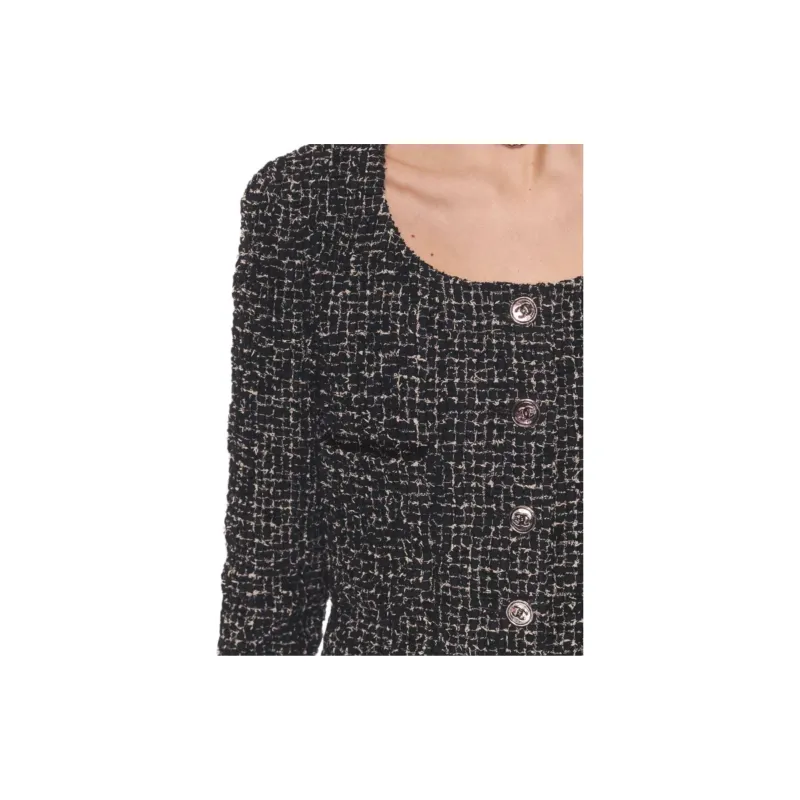 CHANEL 24 Fall And Winter Jackets Coats Women's Black-2