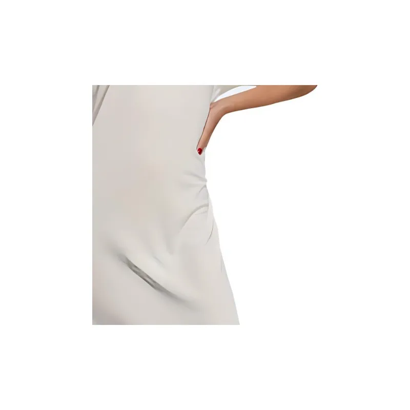 Adidas Neo Short Sleeved Dress Women's Ivory White-4