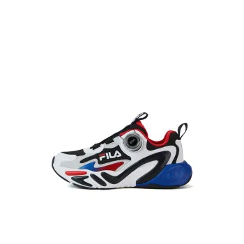FILA KIDS Assaulter Cushioning Abrasion Resistant Breathable Slip Resistant Kids' Running Shoes Blue Red Kids'