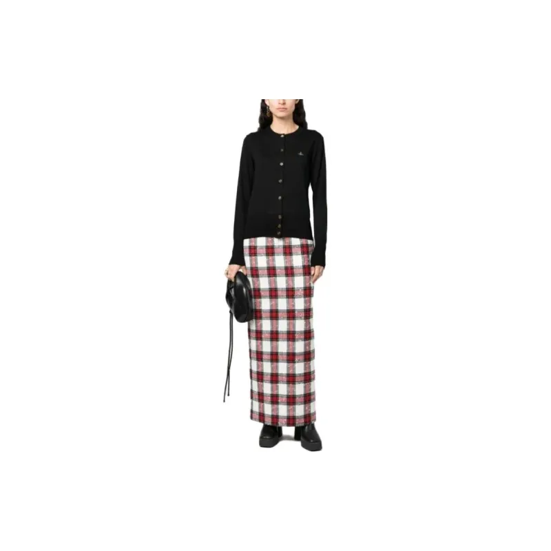 Vivienne Westwood Orb Embroidered Buttoned Cardigan-2