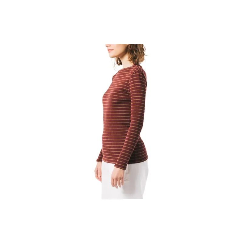 LACOSTE T-Shirts Women's Brown-5