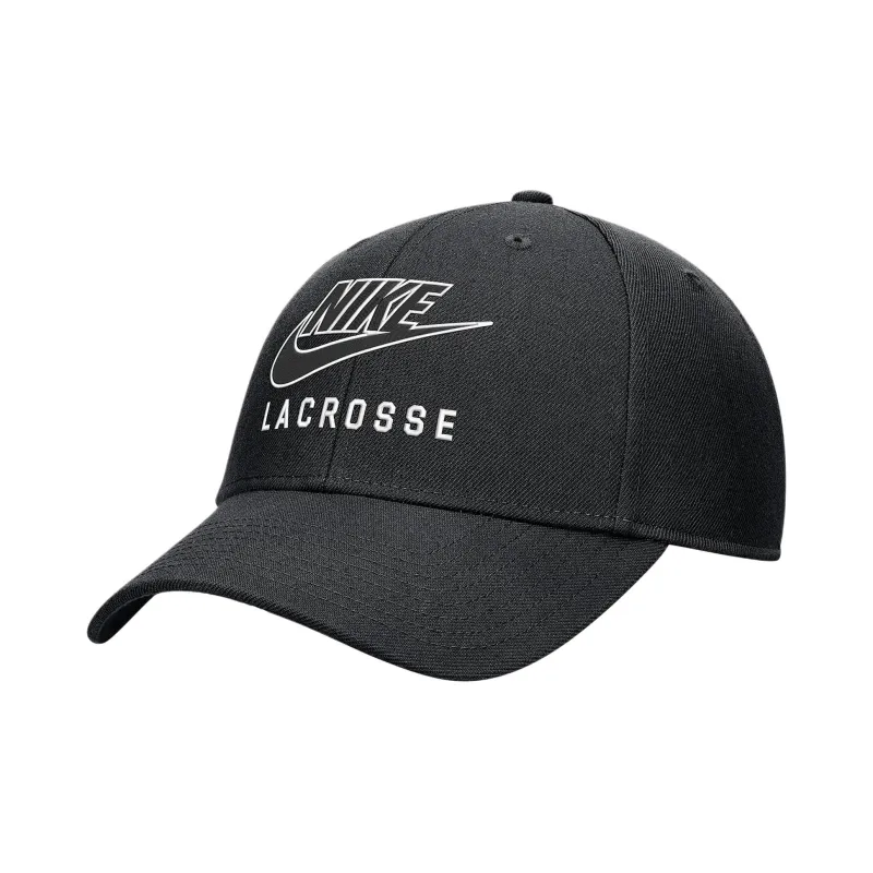 Nike Club Structured Dri FIT Lacrosse Futura Swoosh Cap-0
