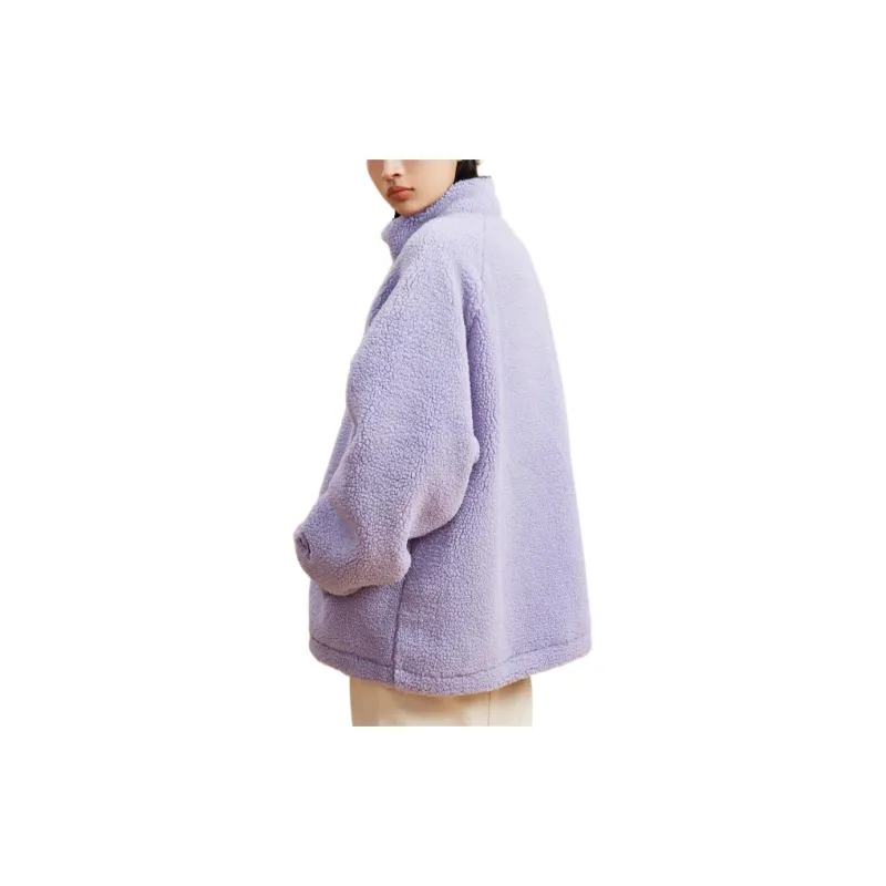 ANTA Life Collection Velvet Jackets Women's Purple-2