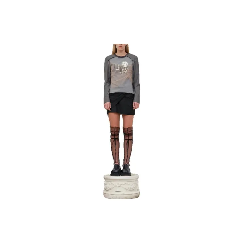 Kirsh FW23 Casual Short Skirts Women's Black-2