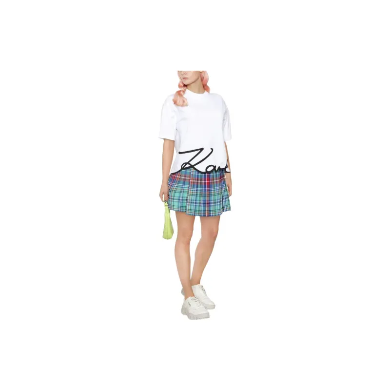 KARL LAGERFELD / Karl Lagerfeld Jeans Signature Hem T Shirt-1