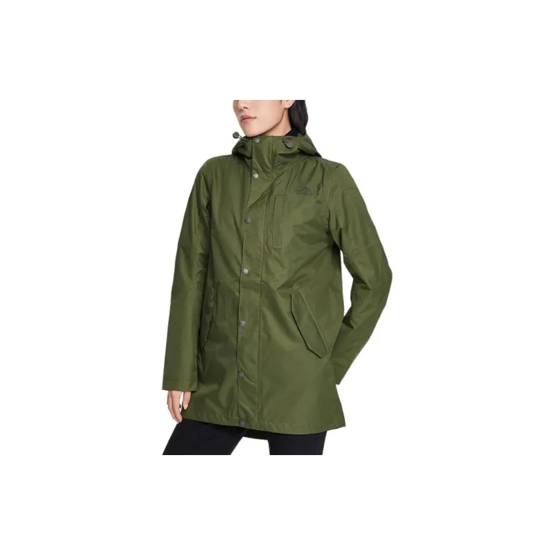 THE NORTH FACE Breathable Windbreaker Jacket Women's Green-3