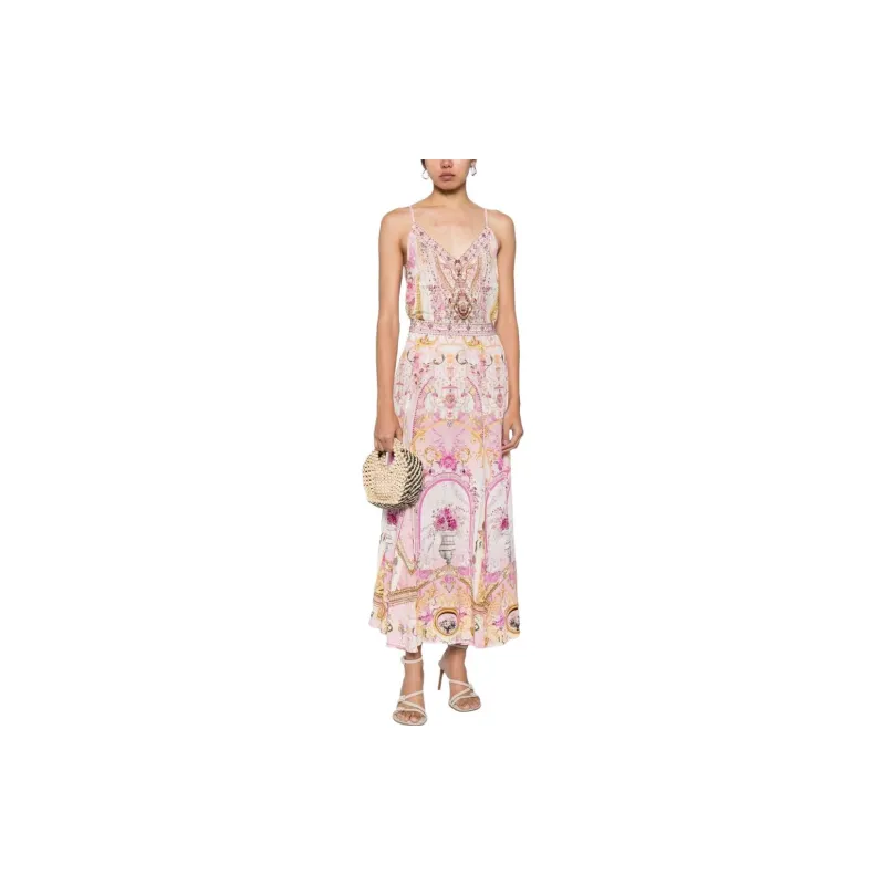 CAMILLA Fresco Fairytale Silk Tank Top-1