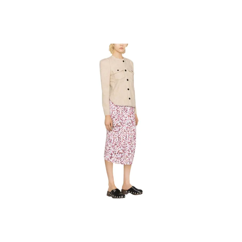 ISABEL MARANT ETOILE Shoulder Pads Crewneck Cardigan-3