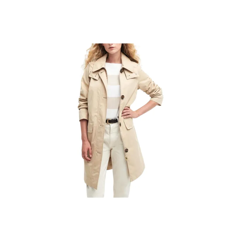 BARBOUR Hebrides Waterproof Jacket Coats Women's Beige-3