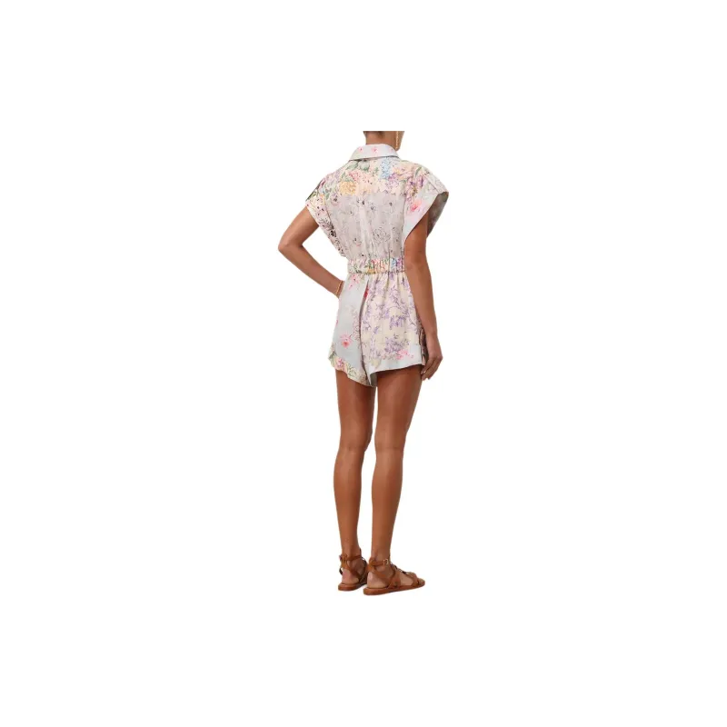Zimmermann Halliday Cuffed Playsuit-2