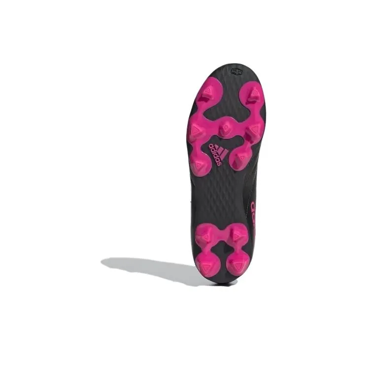 Adidas Slip Resistant Shock Absorbers With Abrasion Resistant Properties Low Top Kids' Soccer Shoes Black Pink Kids'-4