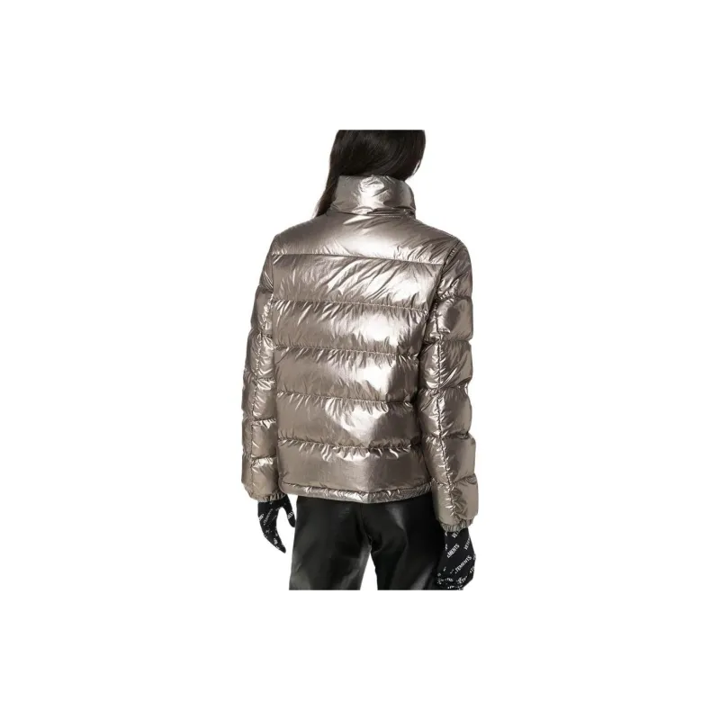 Moncler Down Jacket Women's Silver White-3