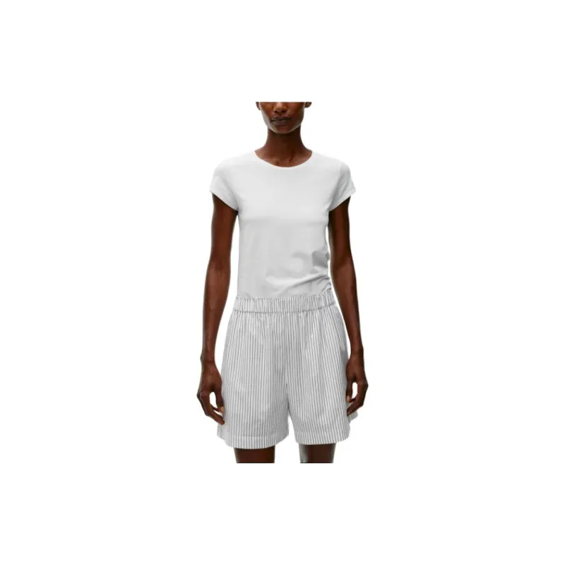 ARKET Casual Shorts Women's White/Blue-2