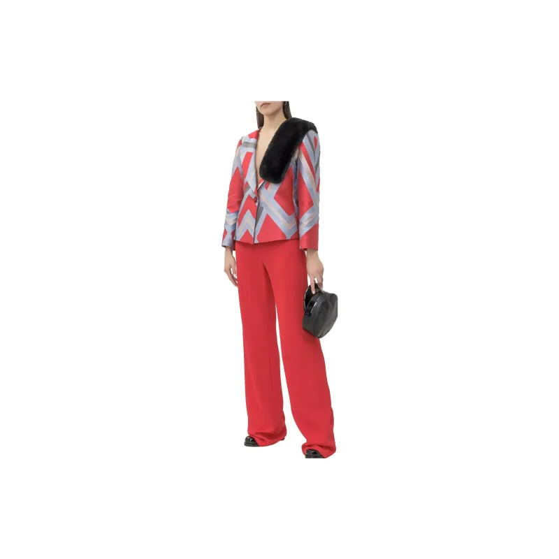 EMPORIO ARMANI Business Suits Women's Red-2