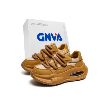 GNVA Wear Resistant Slip Resistant Lightweight Low Top Chunky Sneakers Men's Box Included