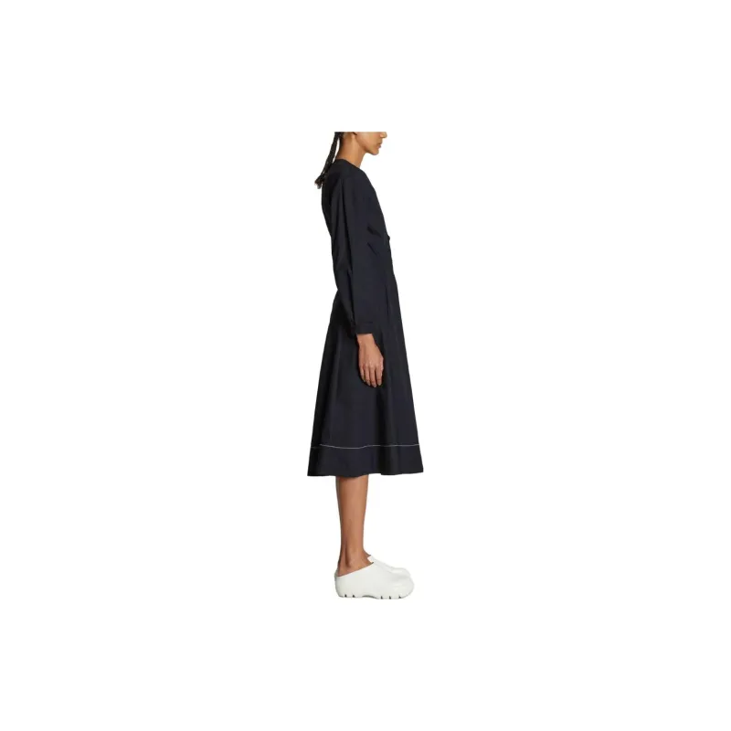 PROENZA SCHOULER Nora Backless Poplin Dress-3