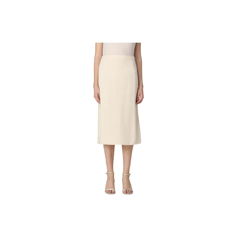 THEORY Casual Long Skirts Women's White-2