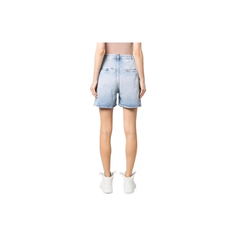 DSQUARED2 High-waisted Denim Shorts-3