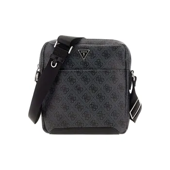 GUESS Artificial Leather Shoulder Bag Crossbody Bag Men's Black