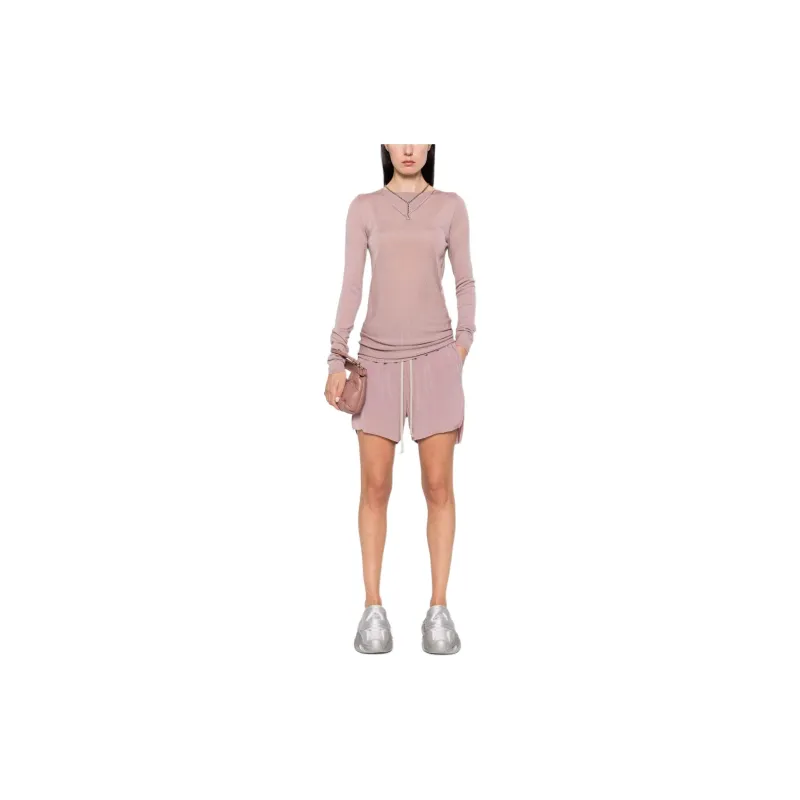 RICK OWENS Drawstring Jersey Shorts-1