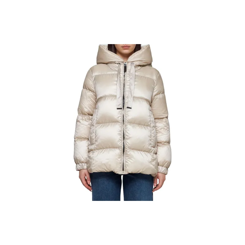 MaxMara Zip Up Drawstring Coat-1