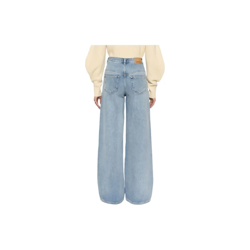 ISABEL MARANT Lemony Wide-Leg Jeans-2