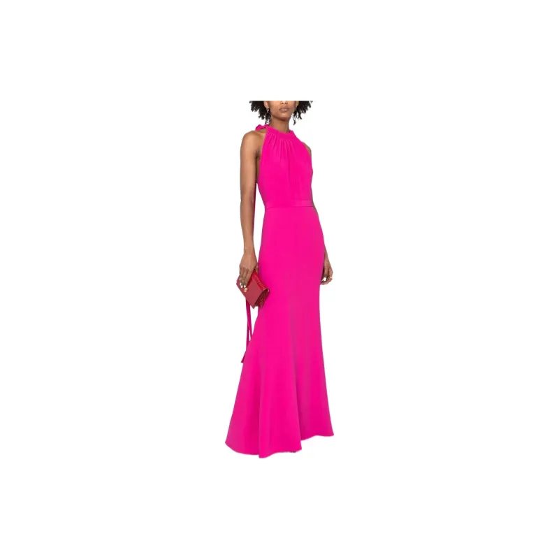 Alexander McQueen Sleeveless Dresses Women's Red-1
