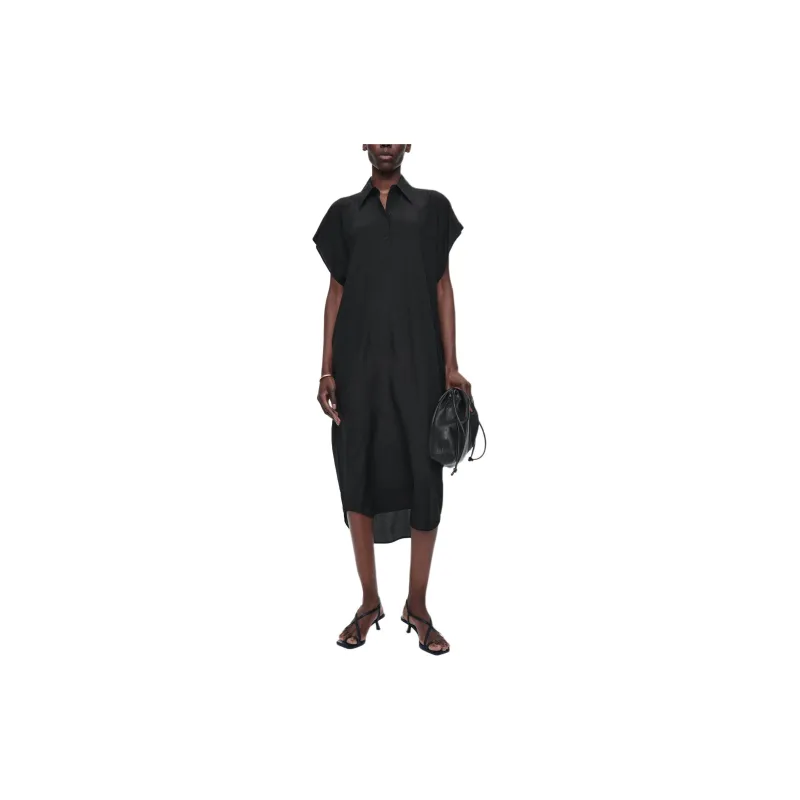 COS Short Sleeved Dresses Women's Black-1