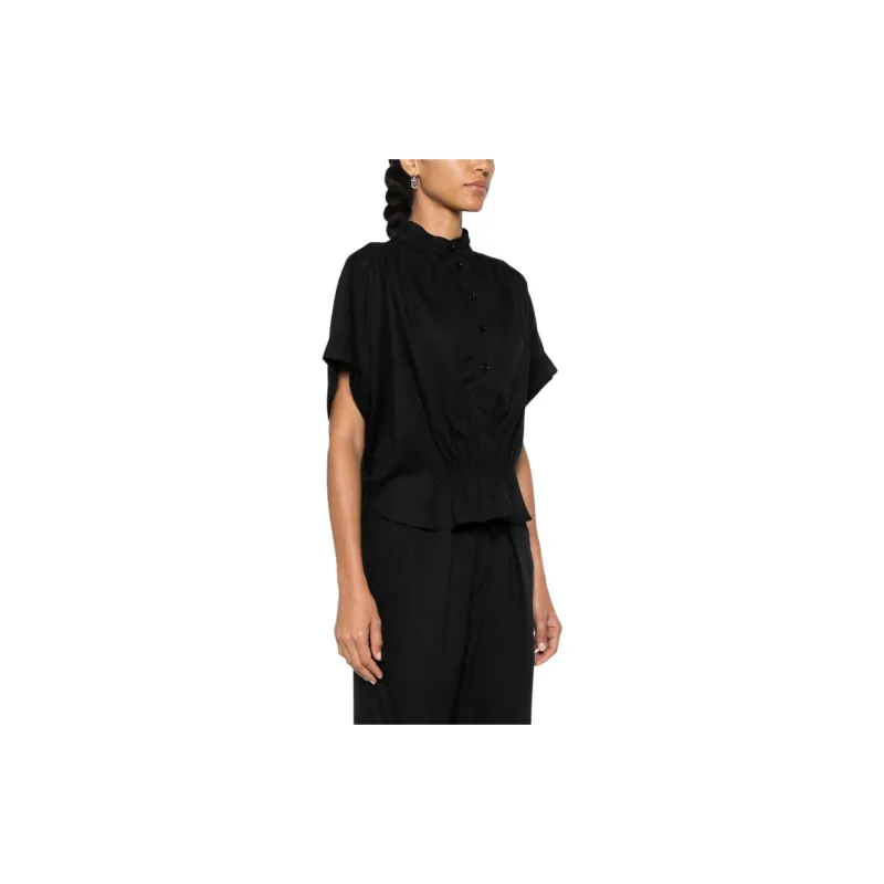 ISABEL MARANT ETOILE Viviana Pleated Blouse-3
