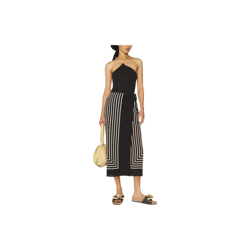 TOTEME Casual Long Skirts Women's Black-1
