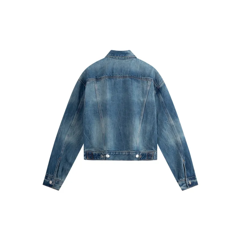 CALVIN KLEIN Denim Jacket Women's Light Blue-1