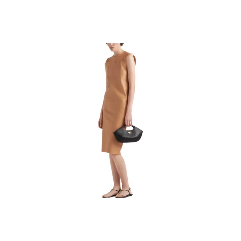 PRADA Crewneck Sleeveless Dress-1