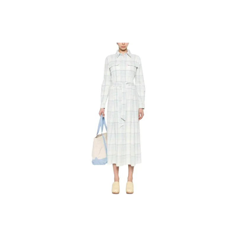 Polo Ralph Lauren Plaid check Cotton Maxi Dress-1