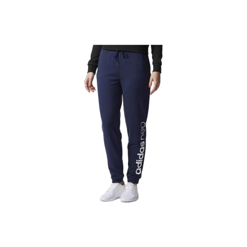 Adidas Neo Knitted Sweatpants Women's Navy Blue-1