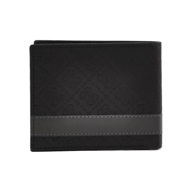 GUESS Genuine Leather Wallet Men's Black-1
