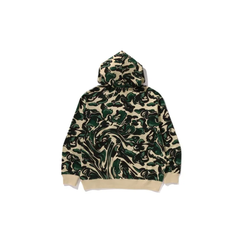 Bape A BATHING APE Marbling Camo Relaxed Fit Pullover Hoodie-3