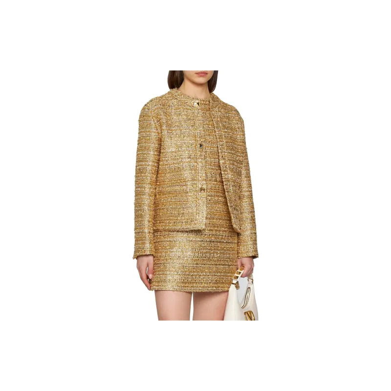 Valentino SS23 Short-Sleeved Dresses Women's Yellow-3