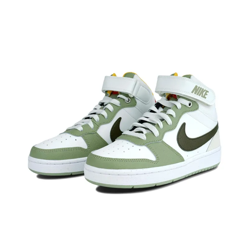Nike Court Borough Mid Off White Green GS-6