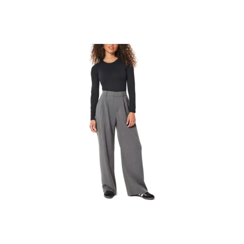 Hollister Suit Trouser Women's Dark Gray-3