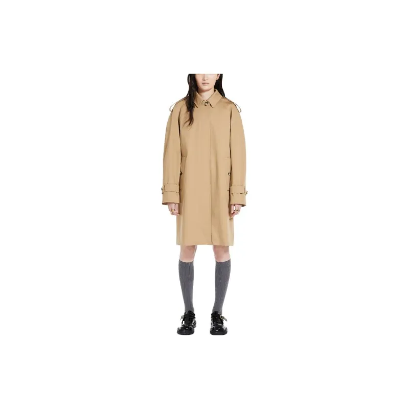 SportMax Buttoned Long Sleeved Coat-1