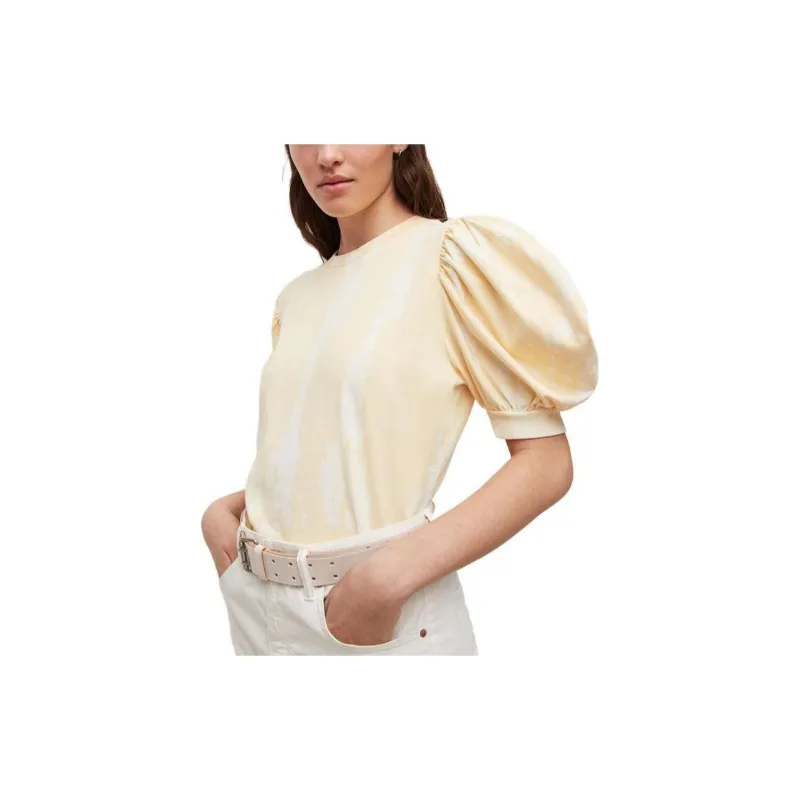 ALLSAINTS T-Shirts Women's Apricot Yellow-1