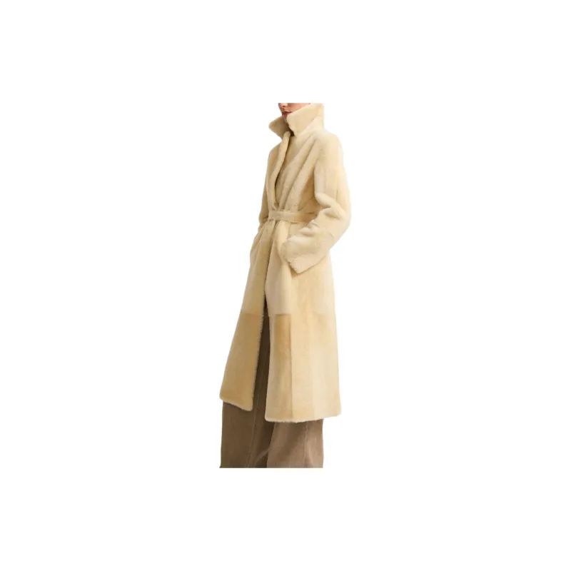 Yves Salomon Shearling Reversible Coat-1