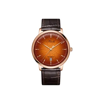 HaofaTourbillon 1608 Automatic Mechanical Movement Watch Men's Watches Orange Watch Dial
