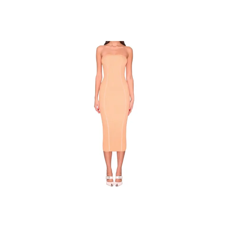 Fleur Du Mal Ribbed knit Tube Dress-2