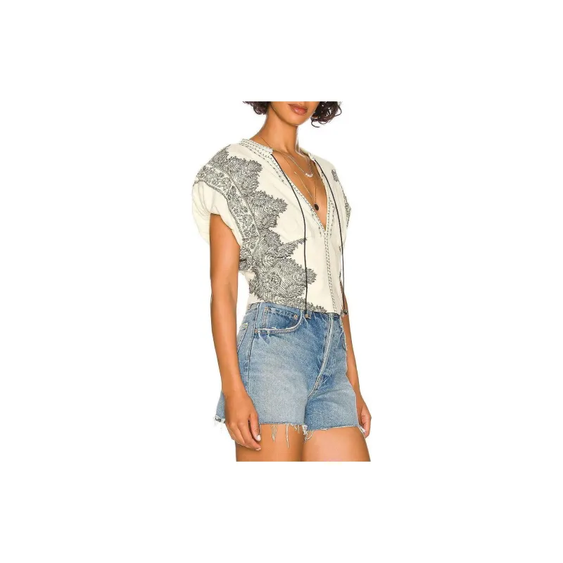 FREE PEOPLE Shirt Women's White-4