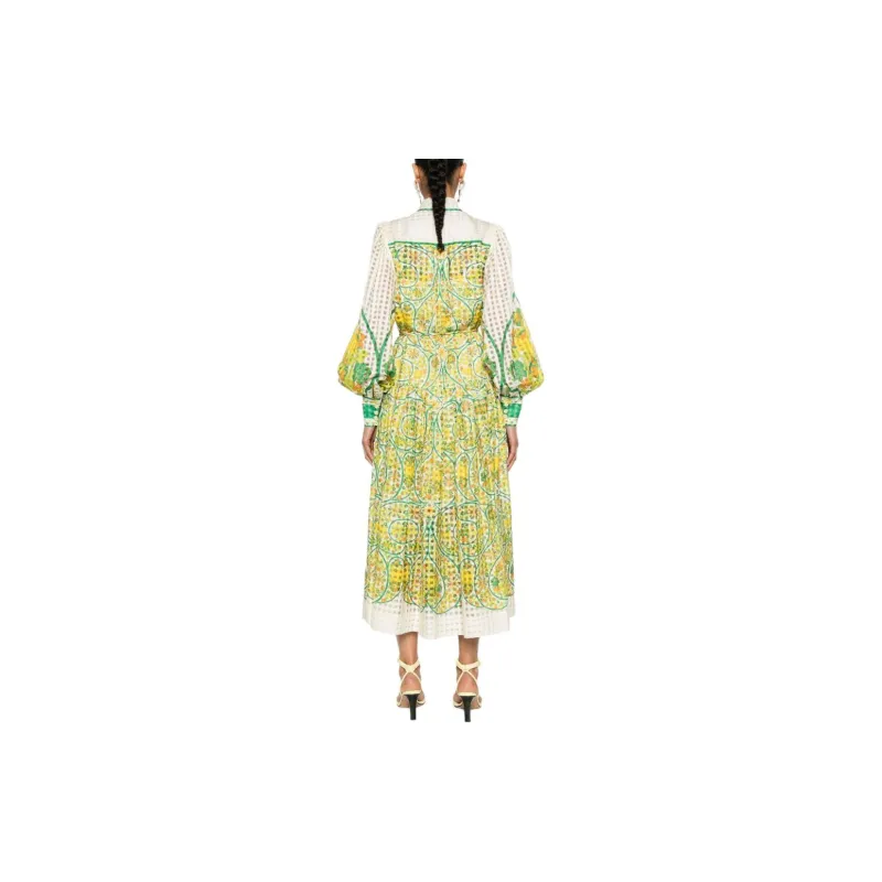 ALEMAIS Rhonda Floral-print Shirtdress-2