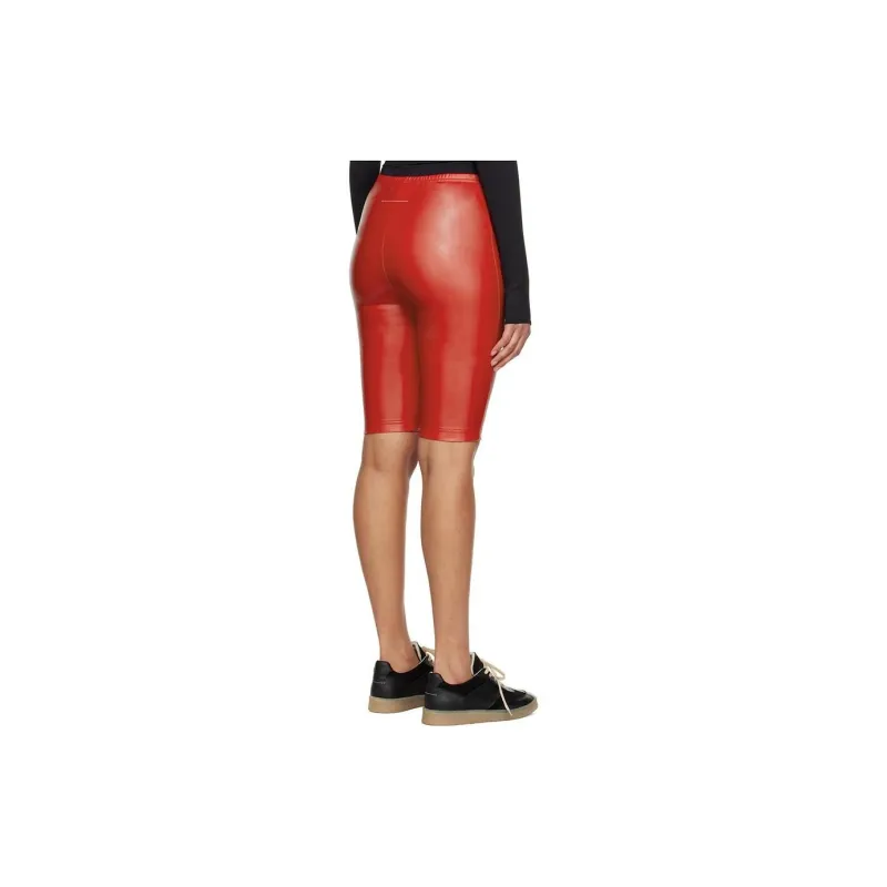 MM6 Maison Margiela Casual Shorts Women's Red-1