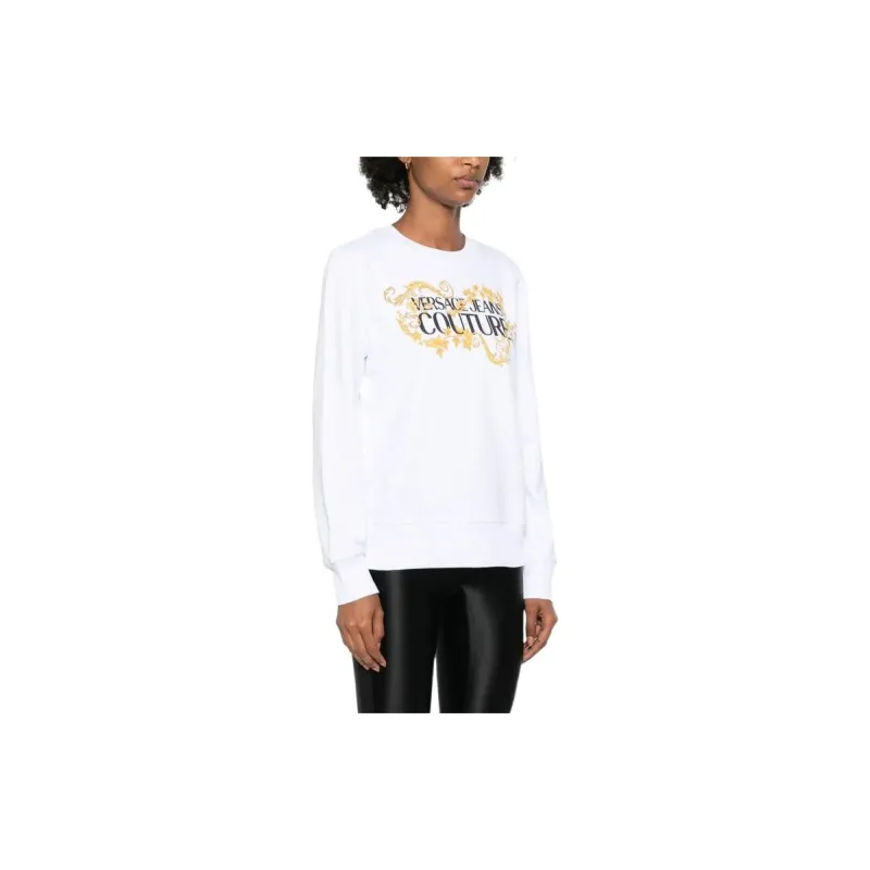 VERSACE JEANS Couture Logo print Cotton Sweatshirt-3