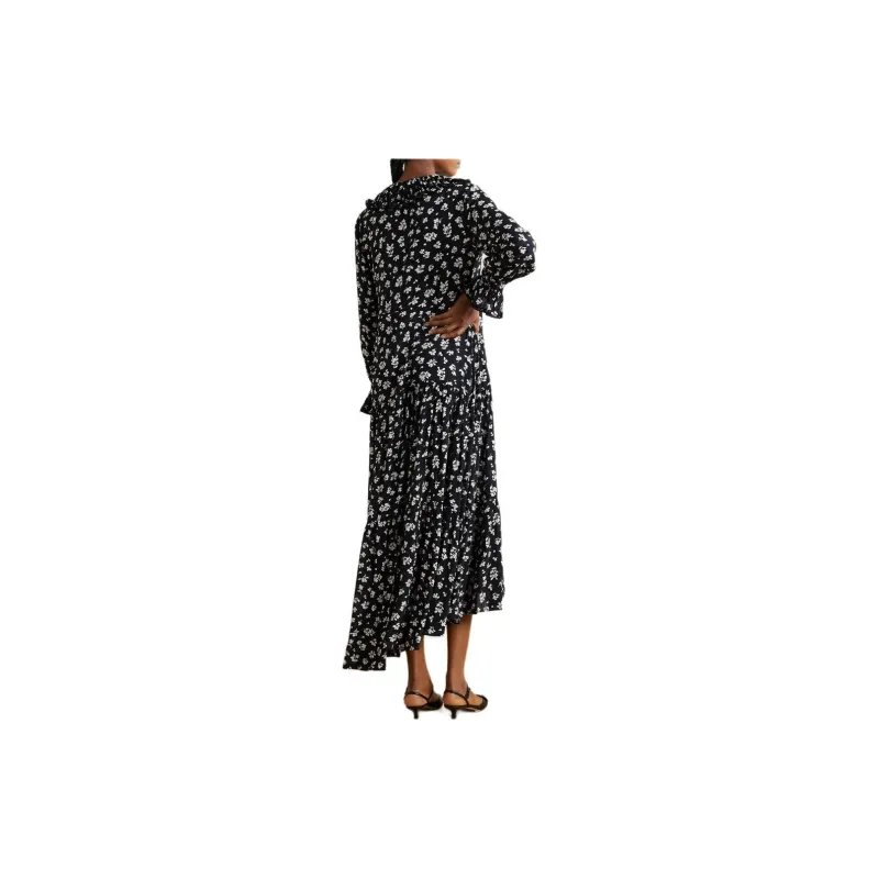 Rixo Long-Sleeved Dresses Women's Black-2