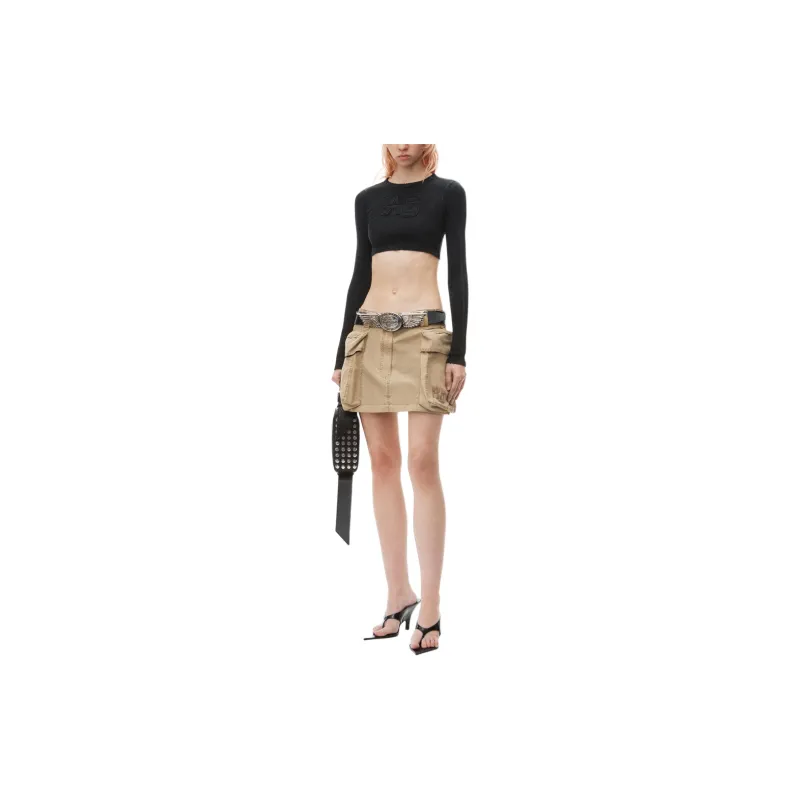 Alexander Wang Cropped Long Sleeve Top-2